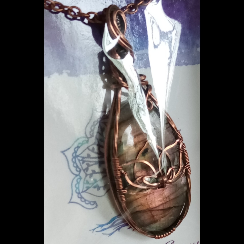 ✨ 3x HP ✨ Handmade 🪷 with Labradorite Necklace 🌅